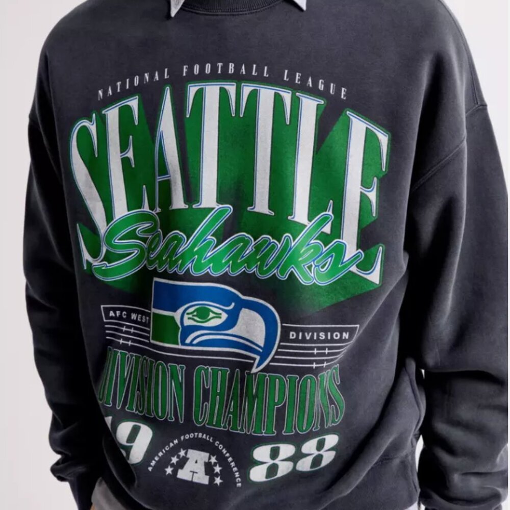 Seattle Seahawks Football Sweatshirt Vintage Style Seattle Seahawks Shirt